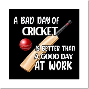 Cricket Saying Cricket Player Gift Posters and Art